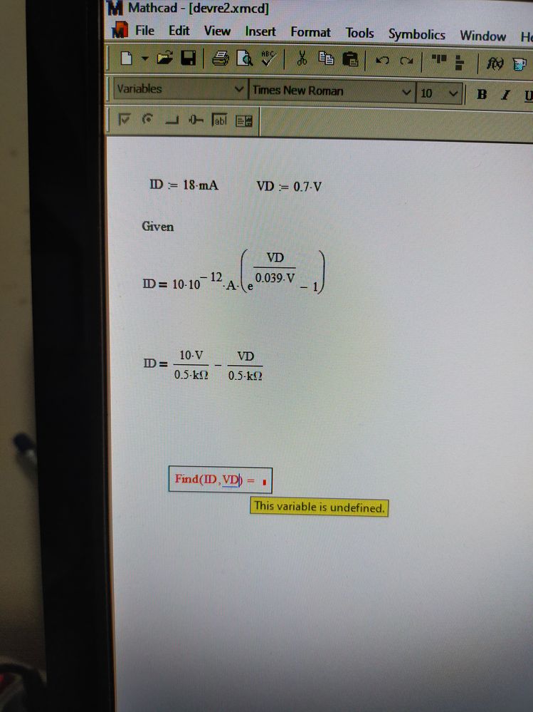 Screenshot and error that I implemented